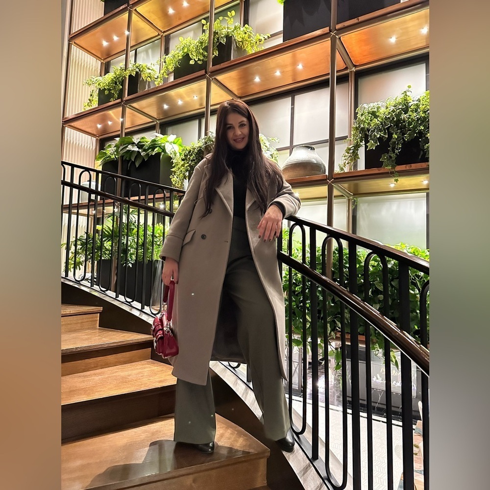 Stradivarius OVERSIZE SOFT-TOUCH COAT - Picture 5 of 8